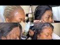 How to properly install a TRANSPARENT lace frontal | No Flashback | ERICKAJPRODUCTS.COM