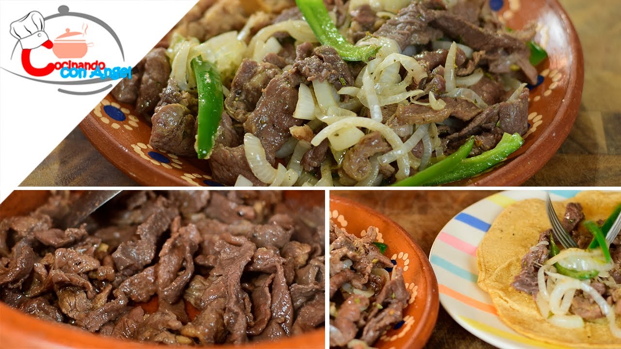 Bistec Encebollado Receta Fcil y Delicioso