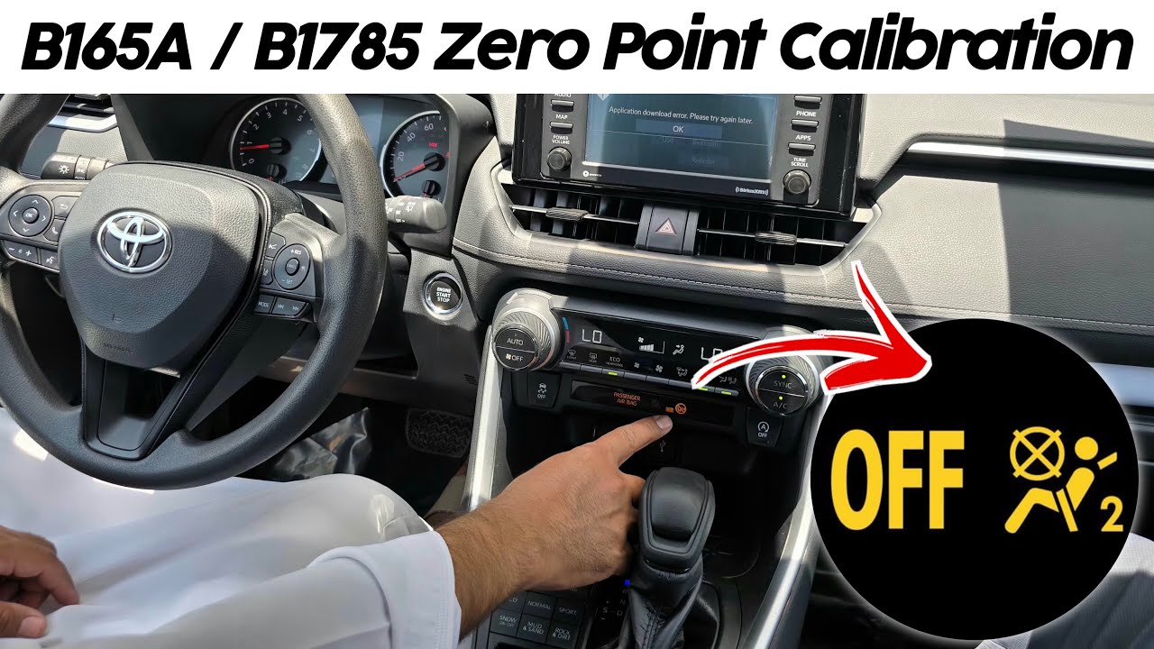 B165A / B1785 Zero Point Calibration || Solution For All Toyota & Lexus ...