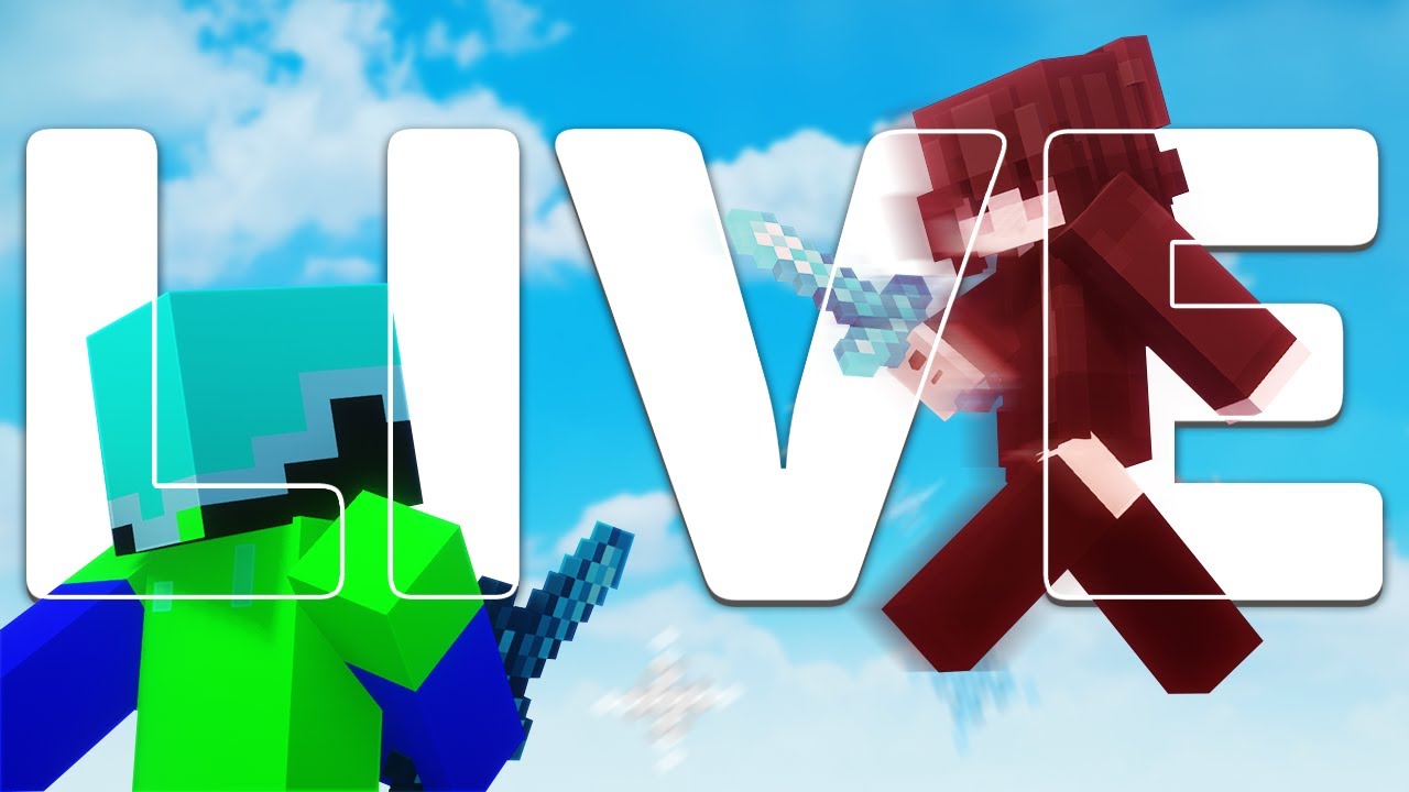Minecraft hypixel chill stream come and join :D!! - YouTube