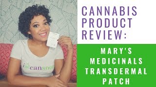 Marys Medicinals Transdermal Patch Review - 11 Cbdthc