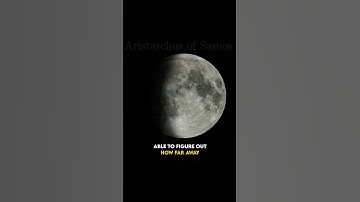 How Aristarchus deduced the distance to the moon