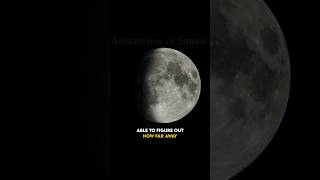 How Aristarchus deduced the distance to the moon