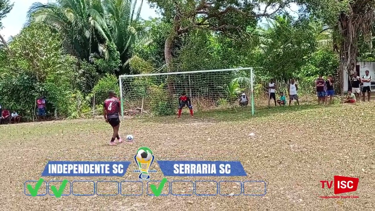 Independente x Serraria, Penalidades Copa União Quartas de final.