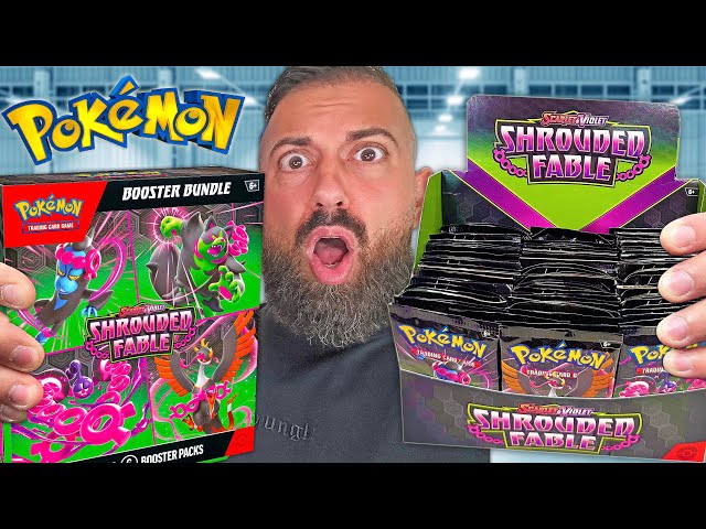 pokemon booster box shrouded fable Scarlet & Violet - - Elite Trainer Toxic Tricks Opening World's Biggest Shrouded Fable