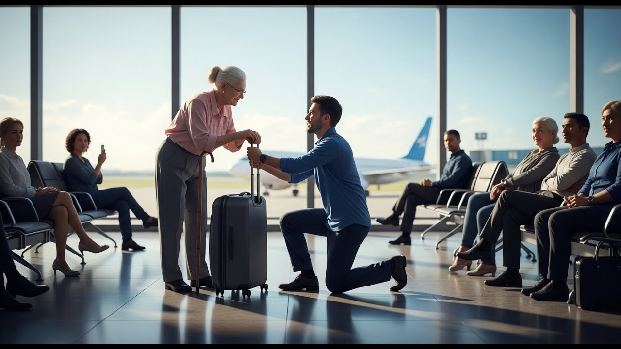 He Missed His Flight to Help a Weak Old Lady—Not Knowing She Owned the ...