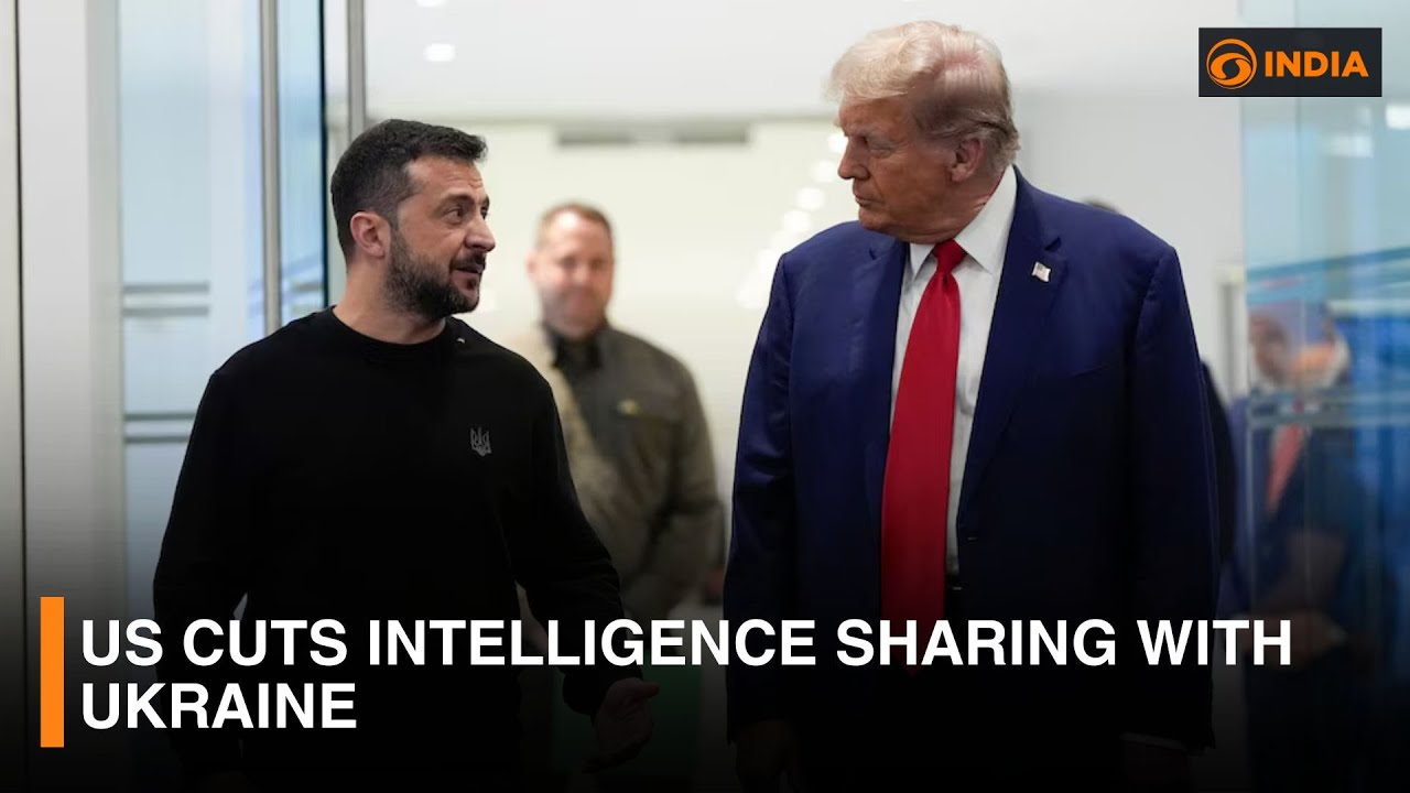 US cuts intelligence sharing with Ukraine | DD India