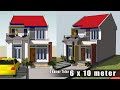 RUMAH LANTAI 2 MINIMALIS DAN SEDERHANA  || DUA LANTAI || 4  KAMAR TIDUR