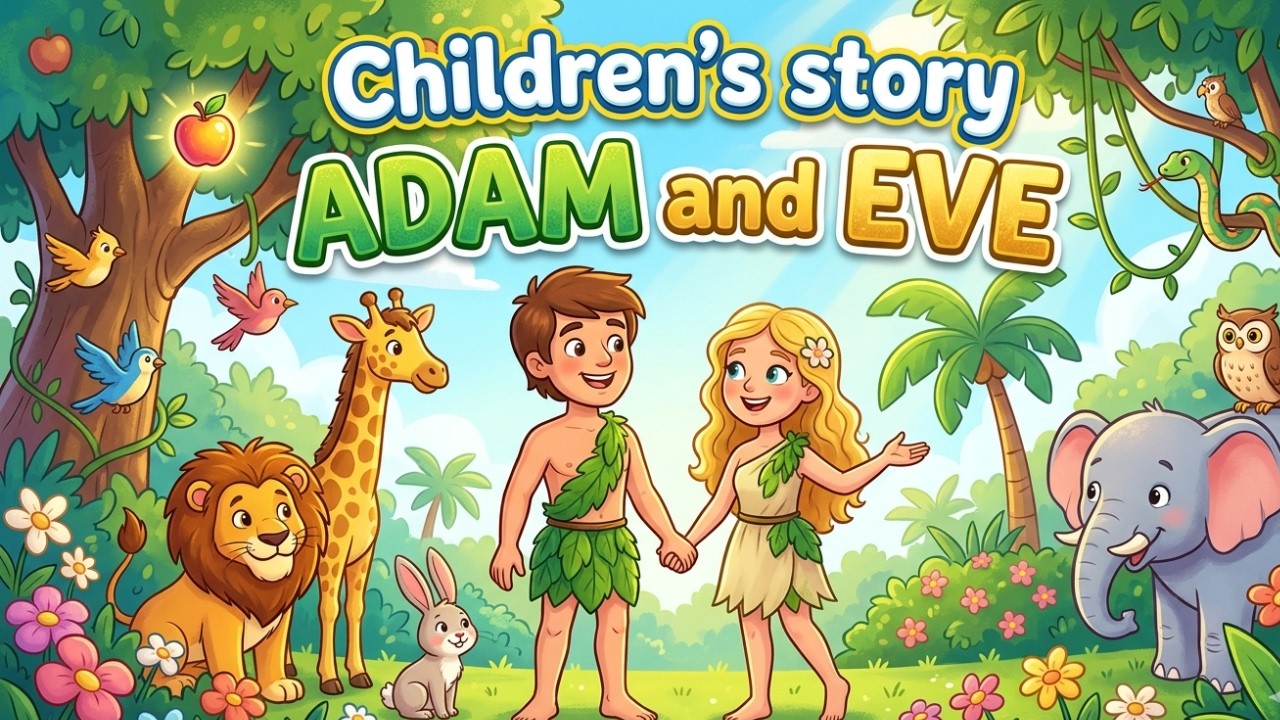 Adam and Eve The Garden of Eden Story – Kids Bib - YouTube