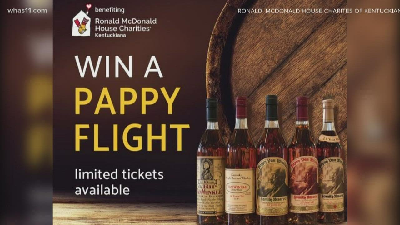 Ronald McDonald House Pappy Van Winkle raffle begins - YouTube