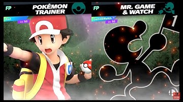 Super Smash Bros Ultimate Amiibo Fights – Red vs the World #26 Red vs Mr Game&Watch