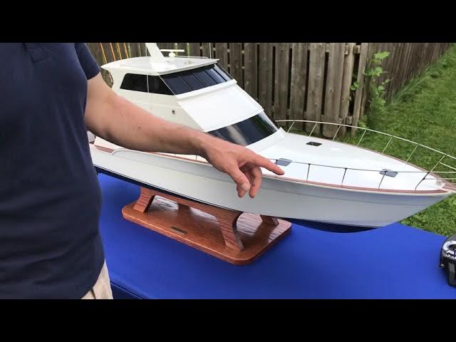 RC Sport Fishing Boat Build - Immersed/Submerged Rudder DIY 