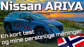 En liten test av Nissan Ariya, og mine personlige meninger!  Bildilla Magasin / Bilnyheter
