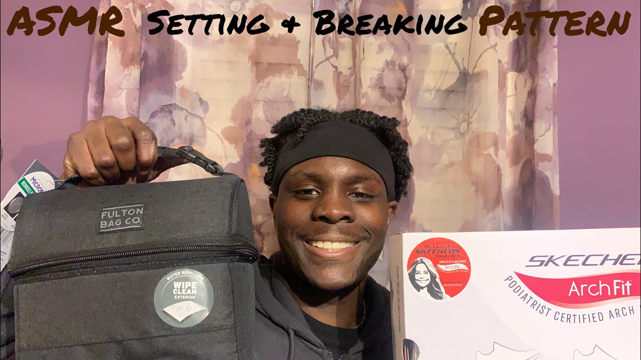 ASMR | Setting & Breaking the Pattern (starching & tapping) - YouTube