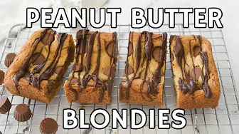 Peanut Butter Blondies | Small Batch | Feeds 2-4 people
