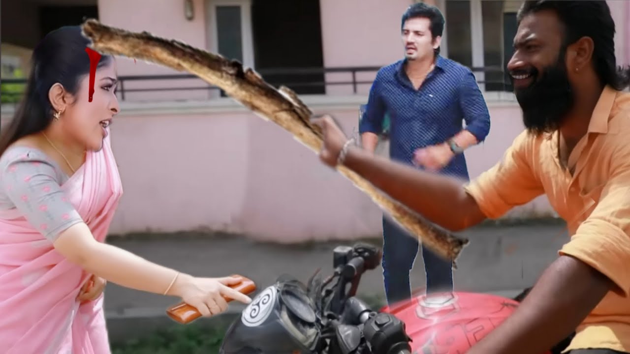 சுடரின் கையாலே பிடிக்க முயன்று தர்ம அடி வாங்கி மயங்கிய மல்லி கதறும் விஜய் மல்லி சீரியல் 😭😭