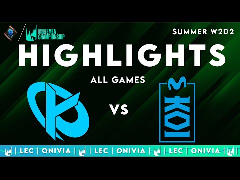 KC vs MKOI Highlights ALL GAMES — LEC Summer 2025 — Karmine Corp vs Movistar KOI by Onivia