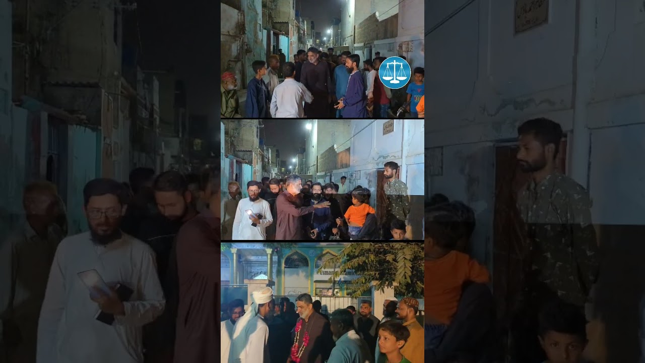 MuhammadYousuf TownChairman Visit Sector5b3NorthKarachi 