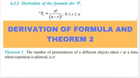 Class 11 Maths | Permutations and Combinations | Derivation and Theorem 2 Explained #class11maths