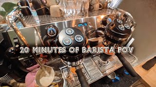 POV- Barista making Coffee!