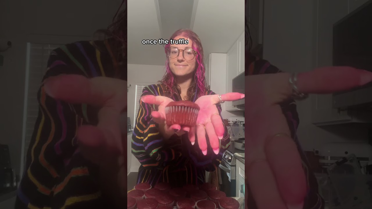 Oreo truffle stuffed red velvet cupcakes!! Sooo easy and take a cupcake from being a 10 to a 15