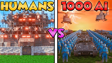 Can 1000 AI Raid my 200,000 Hour Clan? - Rust