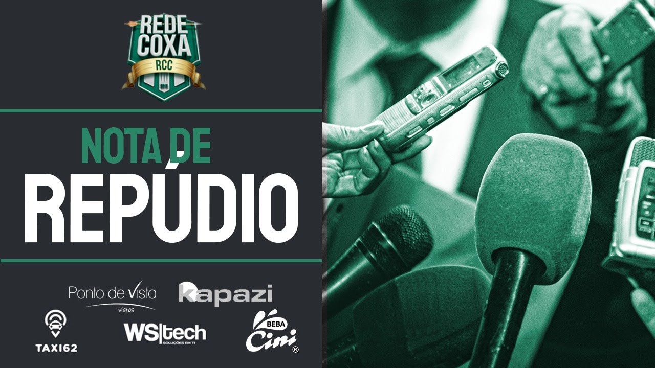 NOTA DE REPÚDIO - OPINIÃO REDE COXA