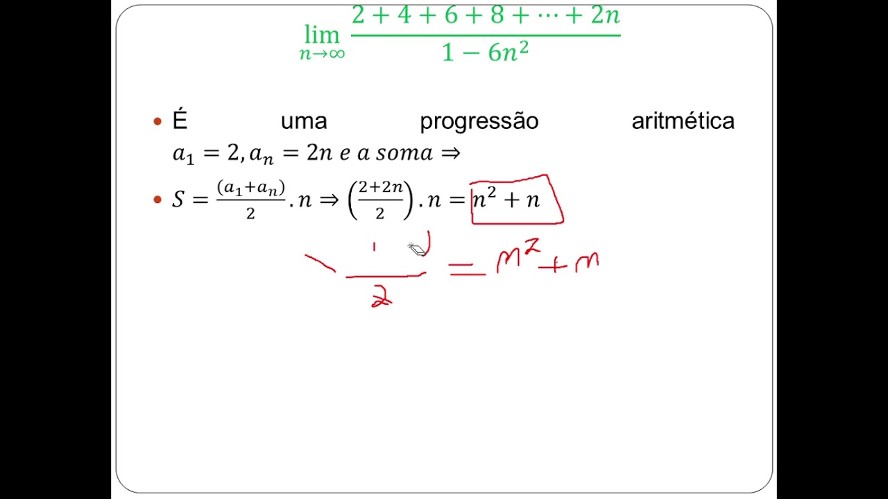 Limites de uma sucessão - YouTube