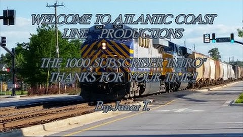 1000TH Subscriber Intro Video From[Atlantic Coast Line Productions]With Hornshow