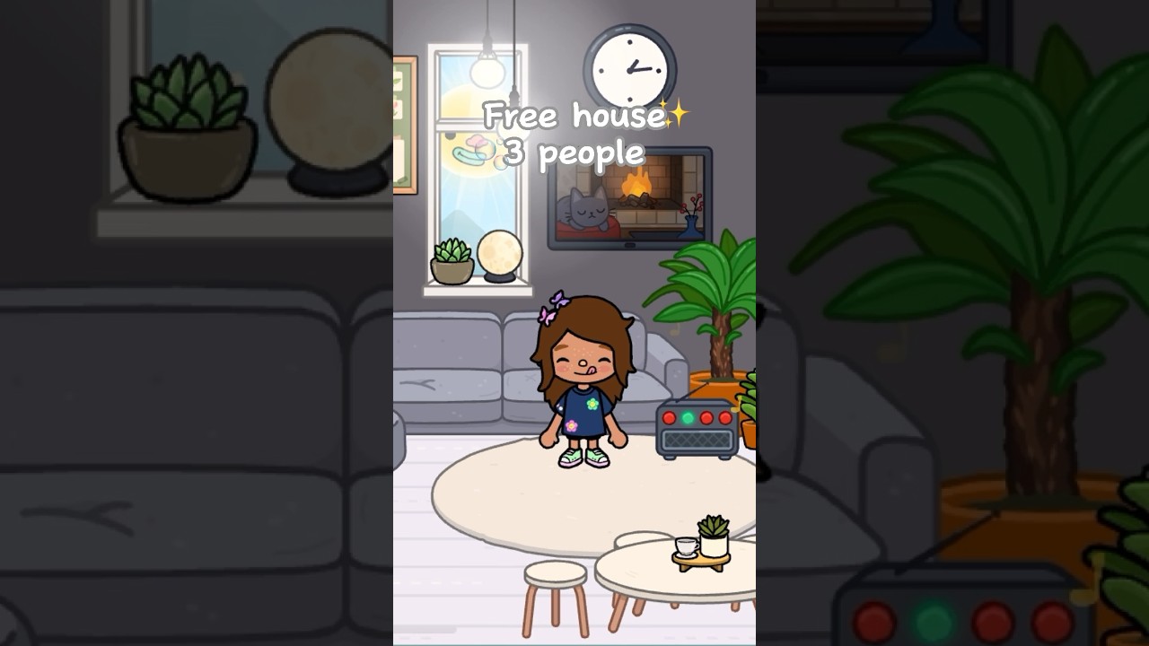 FREE house for 3 people🫧 || Toca Life World