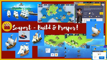 Seaport - Build & Prosper!  - Ship Roland Von Bremen and La Pinta, La Grace (Android)