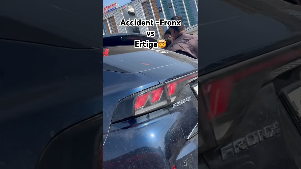 Fronx vs Ertiga -Accident 😳 