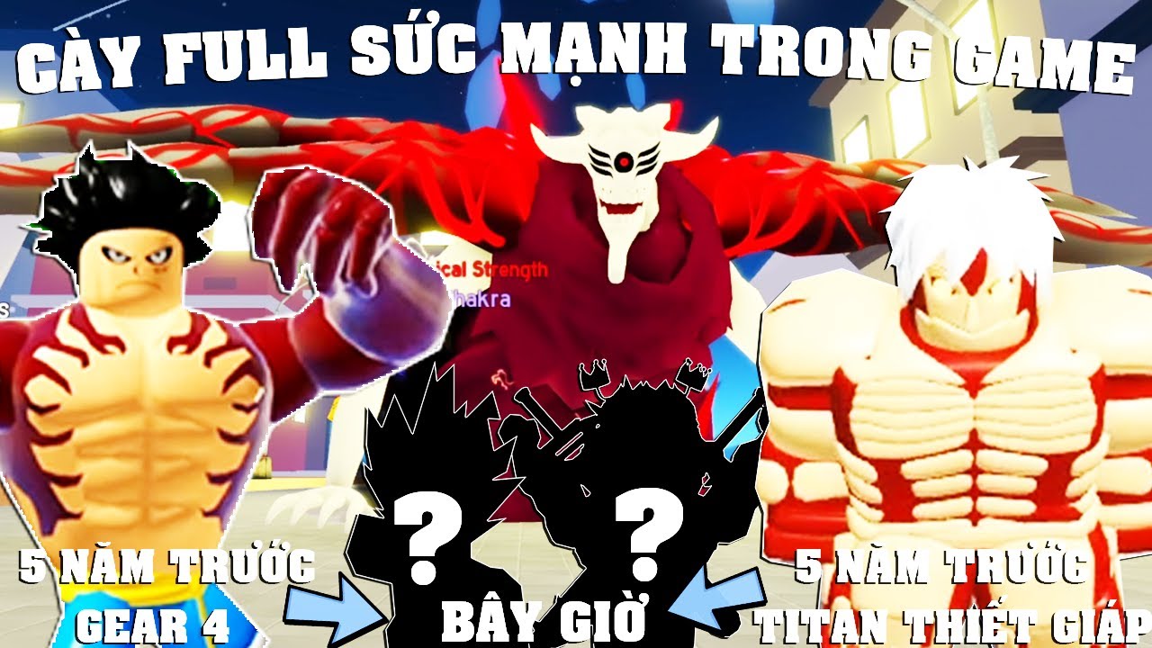 Roblox – KHÔNG CÒN NHẬN RA LUFFY GEAR 4 & ARMORED TITAN?! QUÁ LẠ | Anime Fighting Simulator Endless