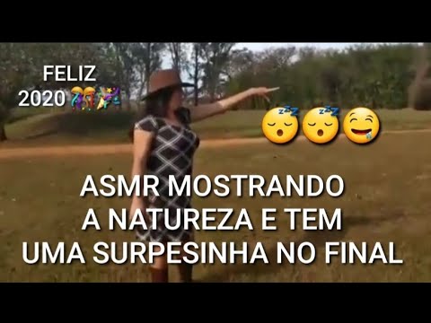 ASMR Português vlog natureza- video extra no final  sons de boca 😴🤤