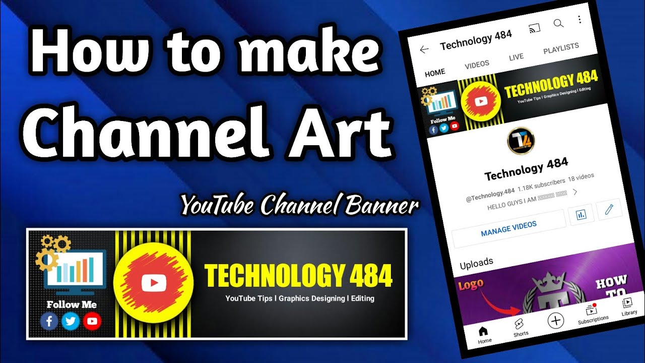 YouTube Channel Banner Kaise Banaye How To YouTube Channel Art On
