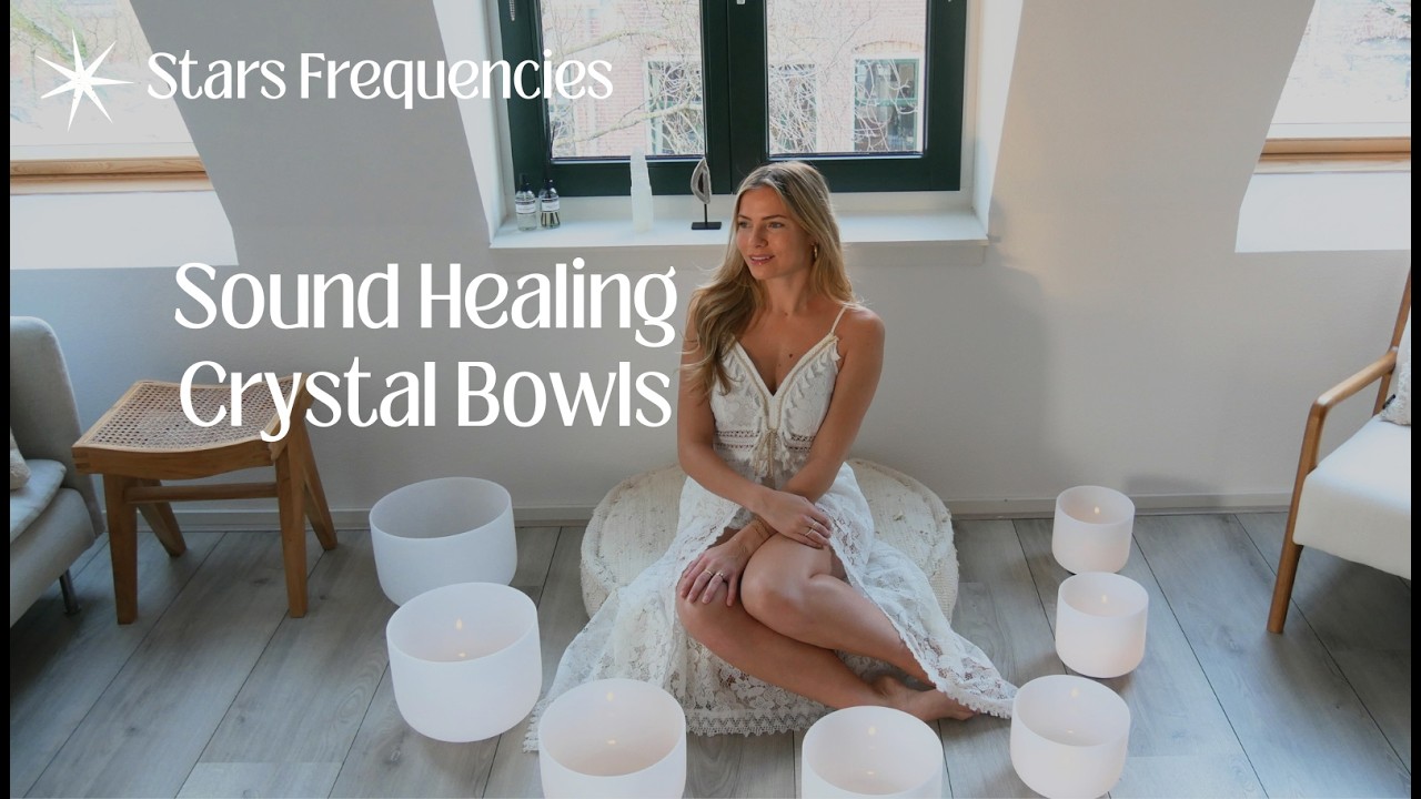 60 Min Sound Healing with Crystal Singing Bowls | 432 Hz Deep ...