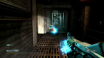 Doom 3 part 11 light machine gun