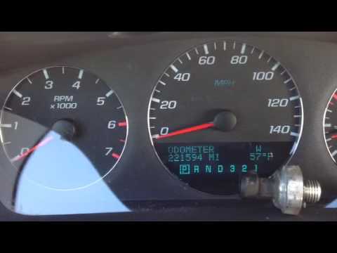 Video: Co znamená nízký tlak oleje v Chevy Impala z roku 2005?