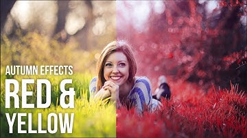 Autumn Color (Red and Yellow ) in the Simple way (Photoshop Tutorials)