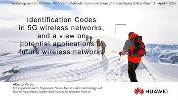 Identification Codes in 5G wireless networks - Alberto Perotti