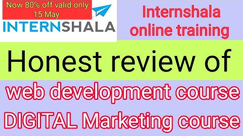 All Internshala  courses only 🤩Rs ,||Digital Marketing and Web development honest review