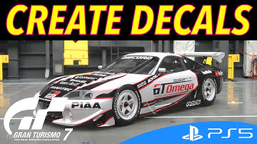 Gran Turismo 7 - Create HD Decals from Pictures