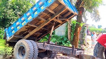 Digital Unload Facilities Of Case IH JX55T Tractors | Muddy Soil Unloading Hydraulic Tractor |