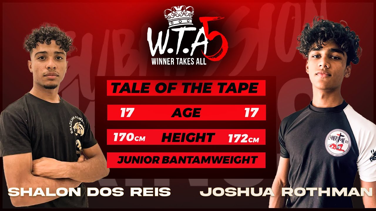 WTA5 Josh Rothman vs Shalon Dos Reis - Junior Bantamweight