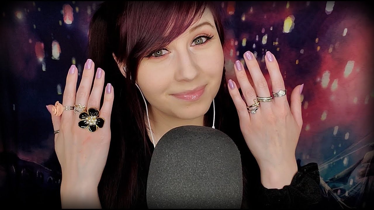 ASMR| Rings/Hand Sounds & Whispering - YouTube