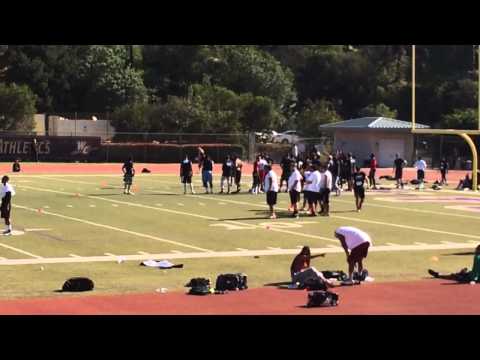 Ravelle Sadler runs 7.02 in L Cone Drill at LA Kiss Tryout Ravelle Sadler runs 7.02 in L Cone Drill at LA Kiss Tryout