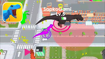 Dinosaur Rampage - Gameplay Walkthrough Part 1 (iOS, Android)