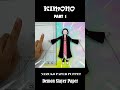 【鬼滅の刃漫画】❤️ NEZUKO PUPPET - KIMONO CUTE - PART 3 ❤️【鬼滅の刃】Demon Slayer Paper #shorts