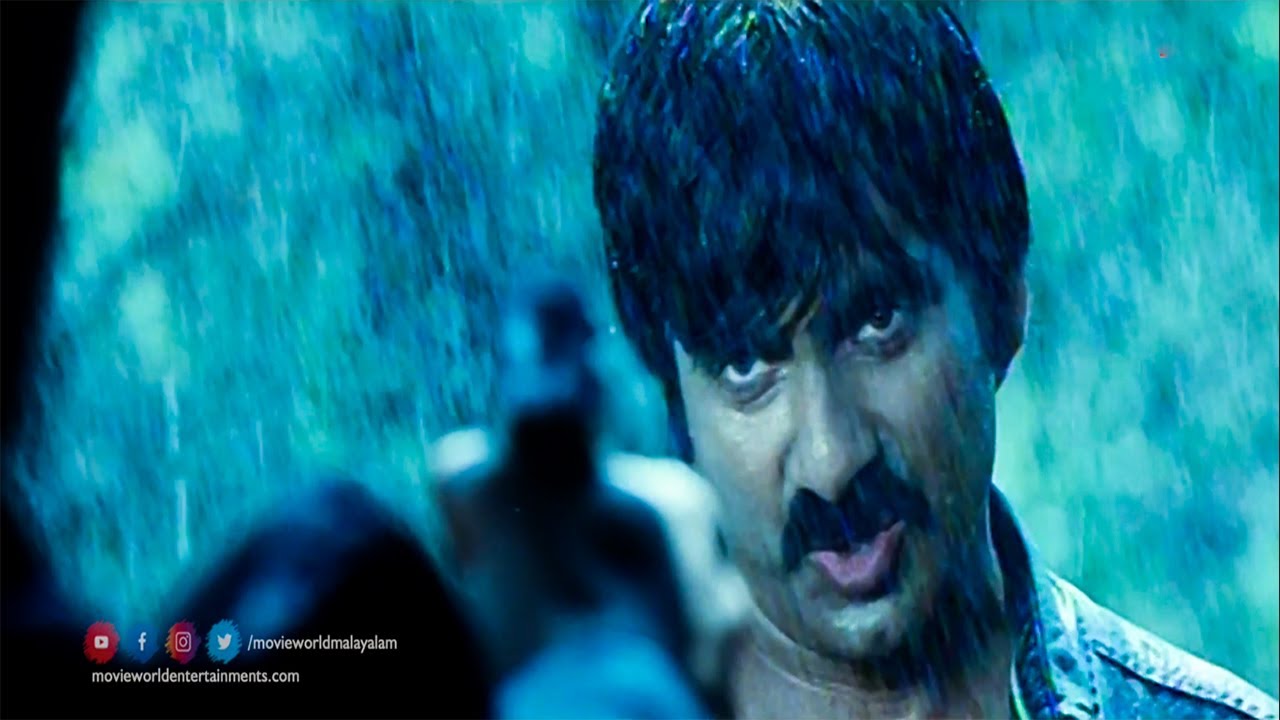 Veera Movie Fight Scene | Ravi Teja Action Movie Scenes | Superhit Movies | Veera Malayalam Movie