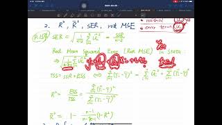 QA：自由度修正、dummy variable trap、SER & Root MSE